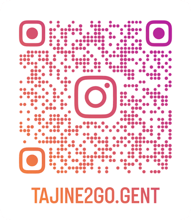QR-code naar de Instagram-pagina van Tajine2Go